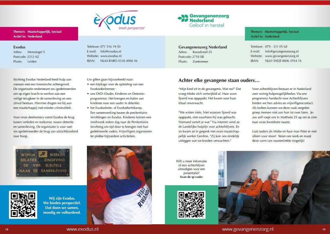 Spread uit het binnenwerk van de Collectegids 2025
